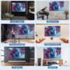 6 Pack Art Acoustic Panels Sound Proof Foam for Walls, 72X48 Inches Decorative Sound Absorbing Panels for Bedroom, Adhesive Included, Statues