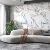 White Gold Marble Granite Contact Paper peel and stick kitchen for Countertops cabinets Wallpaper 32x591inch largen Waterproof Self adhesive Sticker Vinyl Wrapping Paper TV Wall Counter Top Backsplash