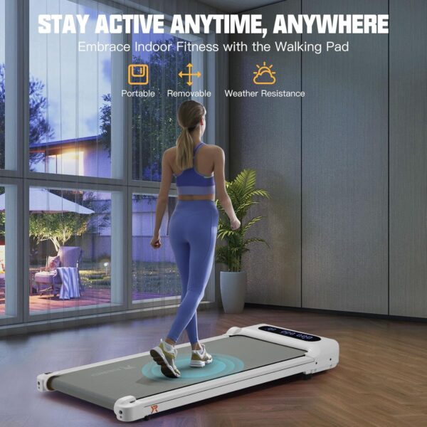 Walking Pad Under Desk Treadmill, Remote Control Walking Desk Walking Pad for Home and Office, 2 in 1 Portable Walking Pad