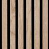 Woody Walls Acoustic Wood Wall Panels for Interior Wall Decor | Set of 2 Seamless Joint Wood Panels for Walls | DIY Wood Slat Wall | 3D Wall Panel Effect for Any Interior Design (Oslo)