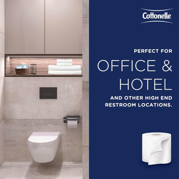 Cottonelle Professional Standard Roll Bulk Toilet Paper (17713), 2-Ply, White (60 Rolls of 451 Sheets, 27,060 Sheet Total)