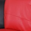 Beverly Fine Furniture Aldo ((3 Piece) Modern Sofa Set, Black/Red