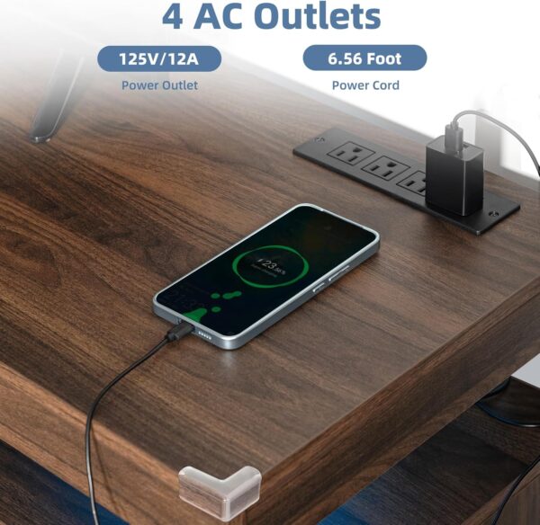 814M856WNJL._AC_SL1500_.jpg HOMMPA LED TV Stand for 55/50/43/40/32 Inch Modern Entertainment Center With Power Outlets, Gaming Consoles Storage, Media Table With LED Lights, Game Cabinet for Living Room Walnut