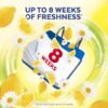 Lysol Automatic In-The-Bowl Toilet Cleaner, Cleans and Freshens Toilet Bowl, Lemon Breeze Scent (Pack of 2)
