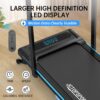 Foldable Walking Pad 2 in 1 Portable Treadmill for Home, 2.5HP Under Desk Treadmill, Remote Control Walking Pad Max Speed 3.8 MPH, Max Weight 300 lbs, Incline, Compact, LED Display