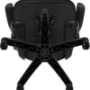 Flash Furniture Porter High Back Black Mesh Ergonomic Swivel Office Chair with Black Frame and Flip-up Arms