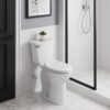 American Standard 215TA104.020 Cadet PRO Two-Piece, Extra Tall Height, 12-Inch Rough, Elongated Front, White, 1.28 GPF
