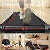 CURSOR FITNESS Walking Pad Treadmill with Incline, Under Desk Treadmill with Triple Shock-Absorbing System, 2.5HP Quiet Brushless, Portable Walking Treadmill with Remote Control