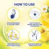 Lysol Automatic In-The-Bowl Toilet Cleaner, Cleans and Freshens Toilet Bowl, Lemon Breeze Scent (Pack of 2)