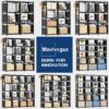 Mavivegue Book Shelf, 12 Cube Storage Organizer, DIY Bookcase, Metal Bookshelf,Tall Book case for Bedroom, Living Room,Office,Closet, Black Cubicle Rack