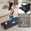Goplus Walking Pad, 300 LBS Capacity Under Desk Treadmill with Remote & APP Control and LED Display, Portable Treadmills for Home Small, Office
