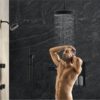 KOHLER 26291-G-BN Statement™ Round 12" Single-Funtion Rainhead, Round Shower Head, Rain Shower Head, 1.75 GPM, Brushed Nickel