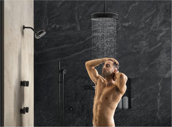 KOHLER 26291-G-BN Statement™ Round 12" Single-Funtion Rainhead, Round Shower Head, Rain Shower Head, 1.75 GPM, Brushed Nickel