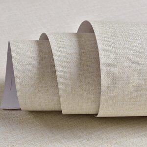 TANONE Contact Paper Peel and Stick 23.6" W X276 L, Grasscloth Wallpaper Self Adhesive Removable Wallpaper, Fabric Linen Thickened Wall Paper Decorative for Wall Cabinets Drawers Kitchen