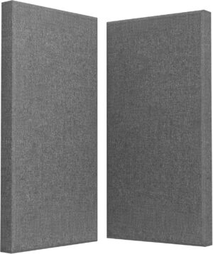 81DYdWOEc2L._AC_SL1500_.jpg UMIACOUSTICS 2 PCS Acoustic Panel, 47.2" x 23.6" Fiberglass Sound Proof Wall Panels, Sound Absorbing Panels for Studios, Office, Home Theater. Charcoal Grey