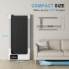 Walking Pad Treadmills for Home Office, Under Desk Walk Mat with APP and Remote Control, 3 in 1 Portable Exercise Equipment, Compact Jogging Running Machine for Small Space, 300 Lbs Capacity