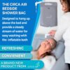 Circa Air Portable Bath Tubs Adults - Medical Inflatable Tub for Bedridden, Handicap, Elderly, Disabled Patients, Collapsible Bathtub System for Elderly Care, Full Bodywash & Hair Washing in Bed