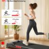 CURSOR FITNESS Walking Pad Treadmill with Incline, Under Desk Treadmill with Triple Shock-Absorbing System, 2.5HP Quiet Brushless, Portable Walking Treadmill with Remote Control
