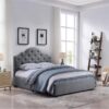Merax Queen Platform Bed Frame with Headboard, Upholstered Wood Bed Frame, No Box Spring Needed,