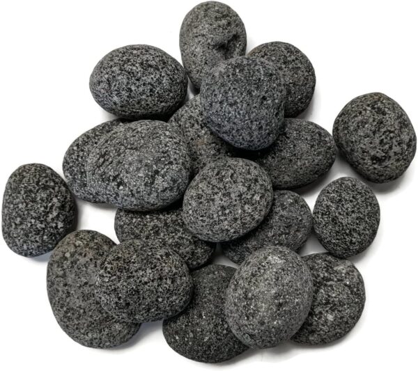 Midwest Hearth Lava Stones for Gas Fire Pit and Fireplace (Medium (1" - 2"))