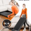 Walking Pad, Under Desk Treadmills with Intelligent Foot-Sensing Variable Speed.330 Lbs Capacity,3 in 1 Portable Treadmill for Home and Office with Remote Control, LED Display