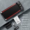 Walking Pad with Handle Bar, KEY2FUN Treadmills for Home/Office, 3.0HP Under Desk Walking Treadmill, 300 LBS Capacity Folding Treadmill with Remote Control & LED Display