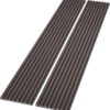 Acoustic Wood Wall Panels, 94.49” x 12.6” Soundproof Wall Panels, Wood Slat Wall Panels for Wall Decor (Smoking Walnut)