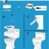 Carex Toilet Seat Riser, Elongated Raised Toilet Seat Adds 3.5 inches to Toilet Height, for Assistance Bending or Sitting, 300 Pound Weight Capacity Toilet Riser
