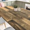 WESTICK Brown Wood Wallpaper Rustic Wood Contact Paper Peel and Stick Countertops Waterproof Butcher Block Countertop Contact Paper for Kitchen Table Cabinets Walls Wooden Vinyl Wrap 15.8" x 394"