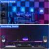 12 Pack Sound Proof Foam Panels for Wall with Self Adhesive, 2" X 12" X 12" High Density Acoustic Panels Sound Absorbing Quick-Recovery, Wedges Soundproof Wall Panels for Gaming & Studio Decor - Black