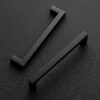 Ravinte 35 Pack 6-1/4 Inch Kitchen Square Cabinet Handles Matte Black Stainless Steel Drawer Pulls Hardware