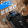 Goplus Walking Pad, Under Desk Treadmill for Home Office with 265 lbs Capacity, Portable 2 in 1 Walking Pad Treadmill Under Desk with Remote Control, LED Display