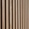 Woody Walls Acoustic Wood Wall Panels for Interior Wall Decor | Set of 2 Seamless Joint Wood Panels for Walls | DIY Wood Slat Wall | 3D Wall Panel Effect for Any Interior Design (Oslo)
