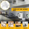 104-Piece Cabinet Bumper Set - Clear, Self-Adhesive Rubber Pads for Doors, Cupboards, and Kitchen Cabinet Protectors – Dampen Noise & Protect Surfaces