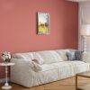 VaryPaper 15.7''x315'' Coral Pink Contact Paper Peel and Stick Modern Pink Wallpaper for Bedroom Bathroom Waterproof Removable Self Adhesive Wall Paper Decorative Contact Paper for Cabinets Desk