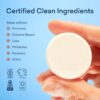 BLUELAND Toilet Bowl Cleaner Tablets, 28 Count, Lemon Cedar, Plastic-Free, No Harsh Chemicals, Plant-Based