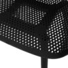 Christopher Knight Home Davina Outdoor Dining Chair (Set of 2), Polypropylene, Black