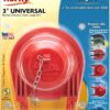 Korky 3060BP Large 3-Inch Premium Toilet Flapper Long Lasting Rubber-Easy to Install-Made in USA, Red
