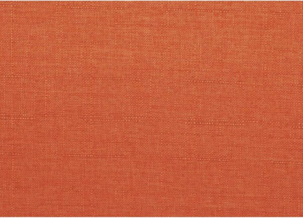 Lexicon Mid Century Modern Accent Chair with Solid Wood Frame in Walnut Finish, Upholstered Living Room Lounge Arm Chair, Thick and Comfy Innerspring Seat Cushion, Linen-Look Fabric, Orange