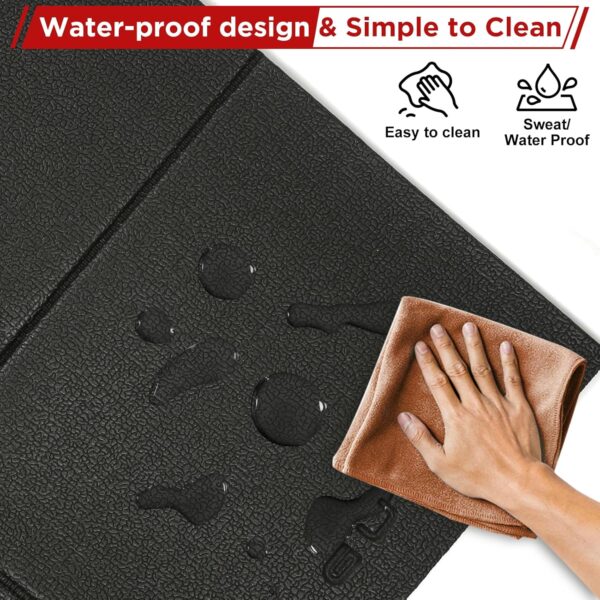 Foldable Walking Pad Treadmill for Carpet Hardwood Concrete Floors, Home Gym Exercise Equipment Matt Under Staionary Bike, Rower & Elliptical, Waterproof Non-Slip Pads Mats on Trainer Machine