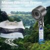 High Pressure Shower Head with Handheld & Filter, 3 Spray Modes, 5 Replacement Filters, Hydro Jet Power Wash for Hard Water, On/Off Switch & Pet Bathing Showerheads, Water Saving, Easy Installation