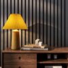 106” x 12.6” Acoustic Wood Wall Paneling, Decorative Sound Proof Panels for Walls and Ceilings, 3D Slat Wood Wall Panels (Set of 20) (Space Grey), 106LACP