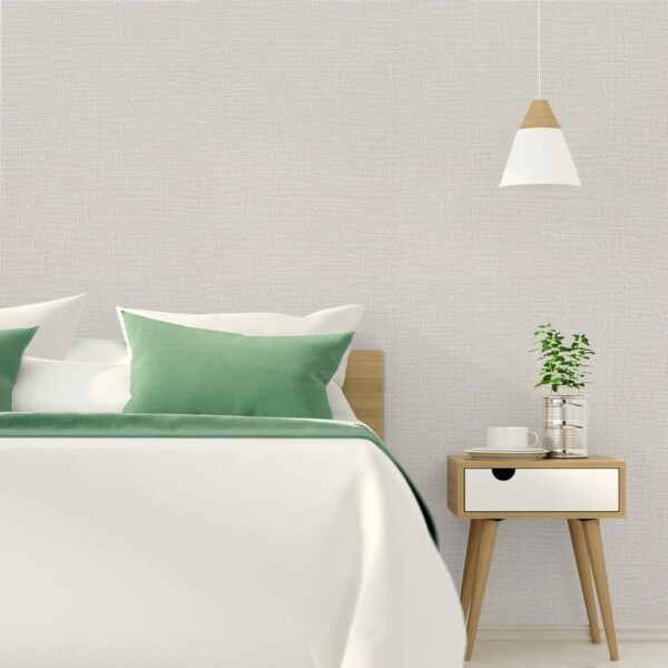 TANONE Contact Paper Peel and Stick 23.6" W X276 L, Grasscloth Wallpaper Self Adhesive Removable Wallpaper, Fabric Linen Thickened Wall Paper Decorative for Wall Cabinets Drawers Kitchen