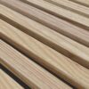 Woody Walls Solid Wood Slat Wall Paneling, Wood Slat Wall Panel, Acoustic Wood Panels Have 0.75 NRC, Set of 2 Seamless Joint Wood Panels for Walls, Wood Slat Wall , Beige