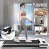 ANCHEER Walking Pad Under Desk Treadmill, 3 in 1 Portable Folding Treadmills for Home 300 lbs Weight Capacity, 2.5HP Quiet Compact Walking Jogging Running Machine with Remote Control and LED Display