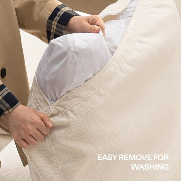 110.2" Cloud Couch Oversized Modular Sectional Sofa, 3 Seater Modern Sofa True Relax Comfy, Wide & Deep Seat Couches with Metal Frame, Furniture Sets for Living Room, White