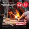 3 Pack Fatwood Fire Starter Sticks, Fireplace & Campfires, 50 Lbs