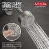 Delta Faucet Modern Brushed Nickel Shower Trim Kit, Shower Faucet with Single-Spray Touch-Clean Brushed Nickel Shower Head, Stainless T14259-SS-PP (Valve Not Included)