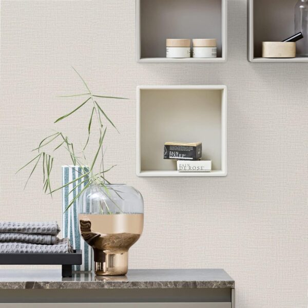 TANONE Contact Paper Peel and Stick 23.6" W X276 L, Grasscloth Wallpaper Self Adhesive Removable Wallpaper, Fabric Linen Thickened Wall Paper Decorative for Wall Cabinets Drawers Kitchen