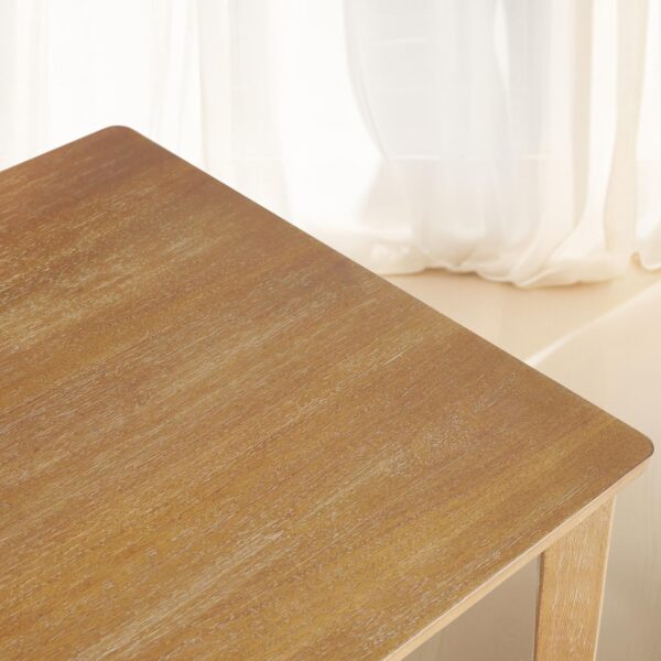 5-Piece Wooden Dining Set, Compact 47 Inch Kitchen Table and 4 Chair Set for Home, Apartment w/ 4 Chairs, Padded Seats & Backrests, Solid Wood Frame